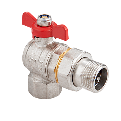 BV.522.05 Кран-американка угловой MVI 3/4" внутренняя-наружная, бабочка