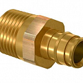 1136007 USYSTEMS штуцер с наружной резьбой латунный для труб PE-Xa 16-R3/4"НР, тип 2 '80Ф